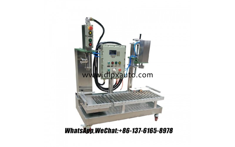 用于 10-30L 油漆桶/桶的全自動(dòng)伺服活塞灌裝機(jī)