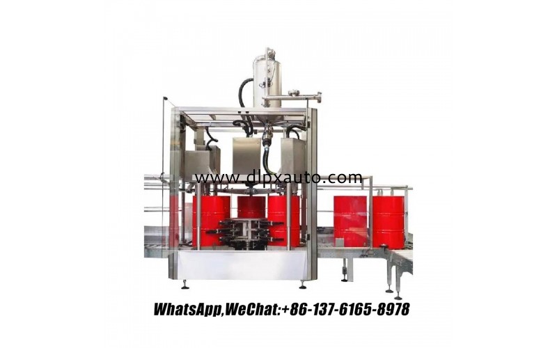 200L全自動(dòng)桶式灌裝機(jī)高速精密灌裝