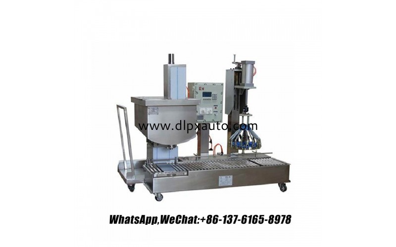 杰瑞罐防爆溶劑灌裝機，全自動灌裝機 - 更快的自動稱重設備