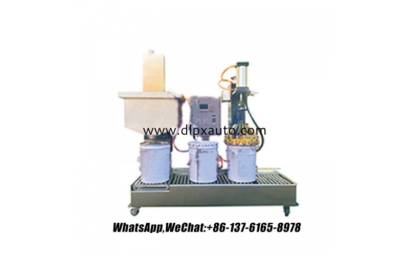 高效灌裝機 5 加侖桶顏料灌裝設備